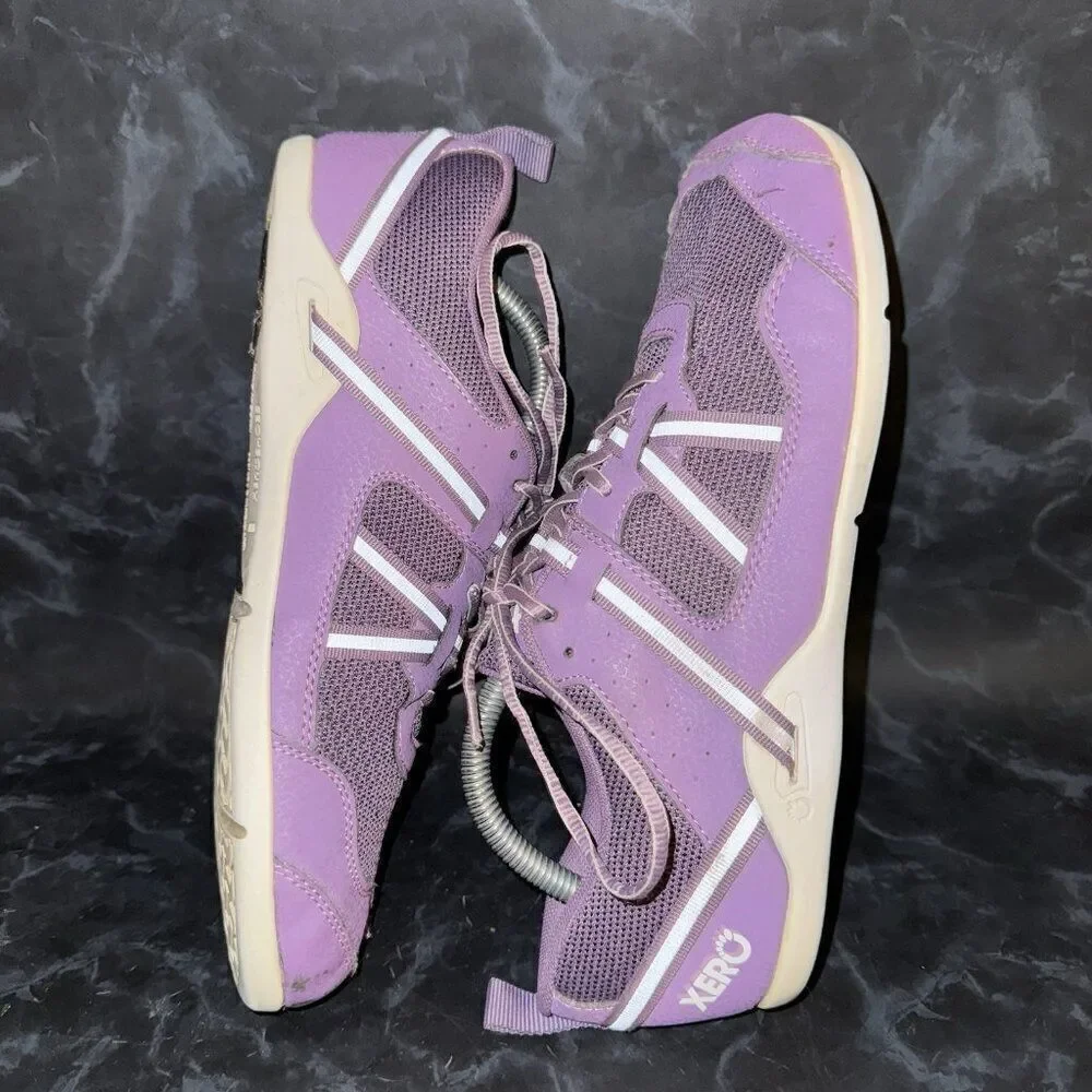 XERO Prio Athletic Running Shoes Purple Miniminalist Barefoot Womens Size 10